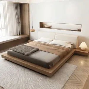 Veneer Wooden Bed