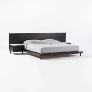 Zipperer Black Storage Bed