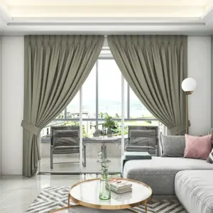 Anvege Linen Pleat Curtain