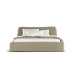 Milia Curved Headboard Bed