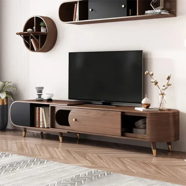 Fal Retractable Wood TV Stand