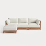 Merle Teak Outdoor Sofa