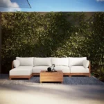 Merle Teak Outdoor Sofa