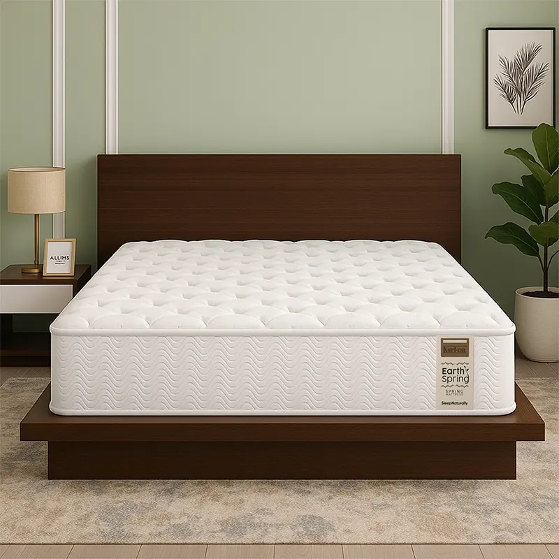 Spring Mattress Kurlon Bed Near Me Buy Earth Spring Mattress With