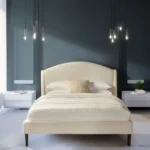 Curved Headboard Bed