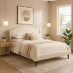 Curved Headboard Bed