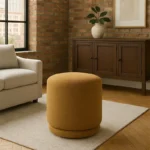 Cora Round Ottoman