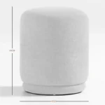 Cora Round Ottoman