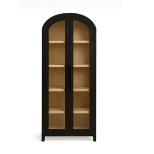 Black Arch Display Cabinet