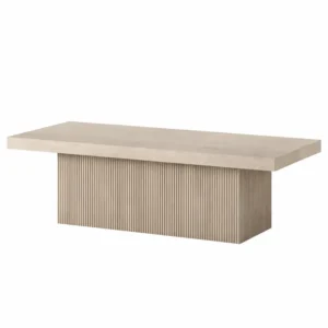 Rib Flute Coffee Table