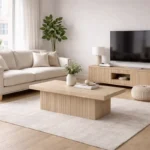 Rib Flute Coffee Table