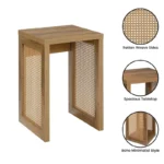 Aurex Cane Accent Table