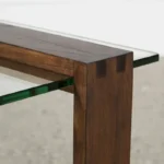 Axis Glass Console Table