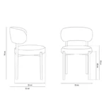 Nessa Curve Chair