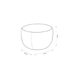 Nura Round Pouf
