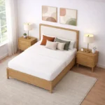 Areej Oak Premium Bed