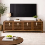 Bravon Slatted TV Cabinet