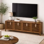 Bravon Slatted TV Cabinet