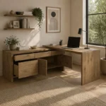 Arden L-Shape Storage Desk
