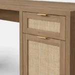 Valin Oak Cane Desk