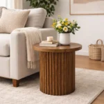 Virali Fluted Side Table