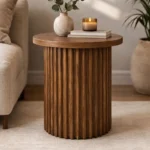 Virali Fluted Side Table