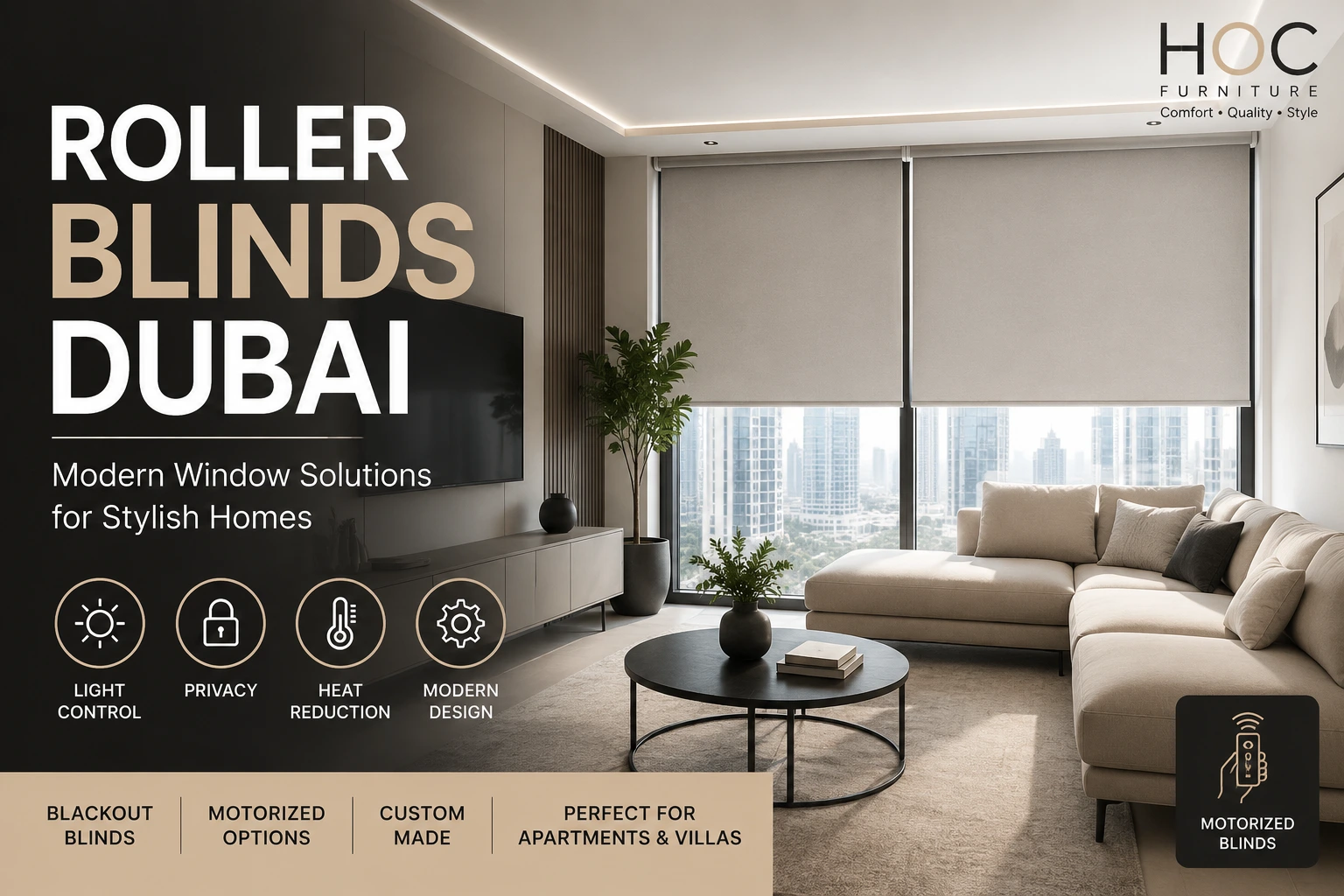 roller blinds Dubai