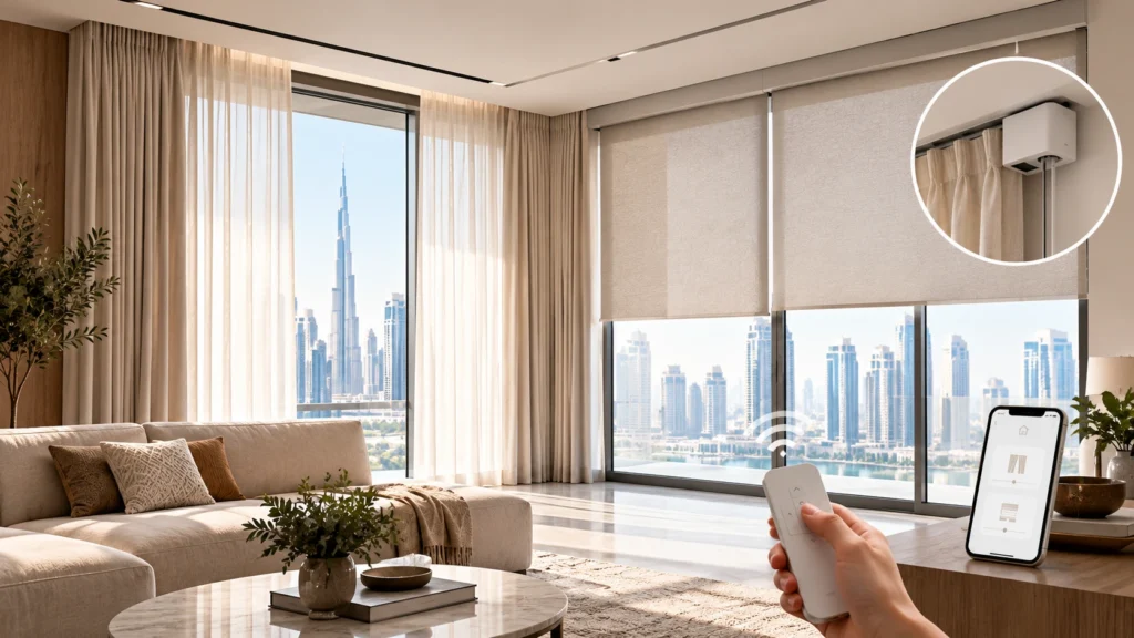 Motorized Curtains & Blinds Dubai